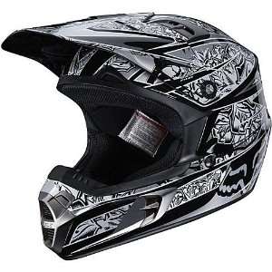 Fox V2 Print Motocross Helmet Womens Tarantula  Sports 
