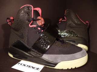 2009 Nike Air YEEZY 1 KANYE WEST BLACK PINK CHARCOAL GREY GLOW IN THE 