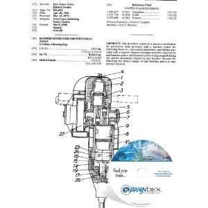   Patent CD for HAMMER MECHANISM FOR PERCUSSION TOOLS 