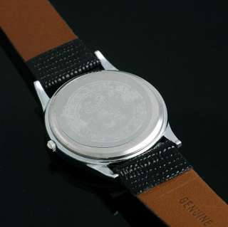 New white fashion mens roman number Quartz Wristwatch  