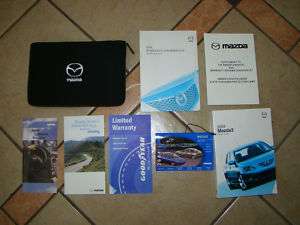 03 2003 MAZDA 3 OWNERS MANUAL COMPLETE + POUCH  