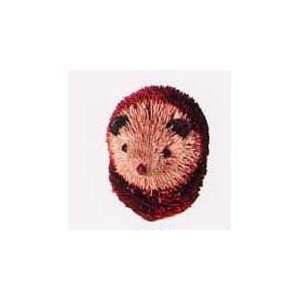  Hedgehog Ornament, Curled, Brown, 3 in.   Natural 