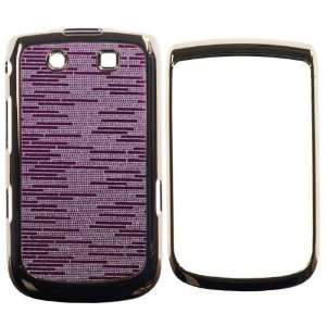   Case for BlackBerry Torch 9800(Slider) (Golden Edge and Hot Pink Back