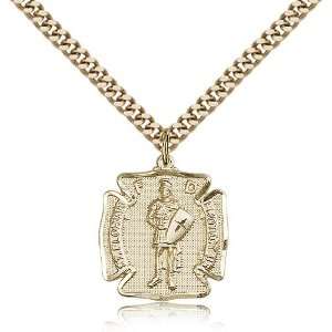  Gold Filled St. Florian Pendant Jewelry