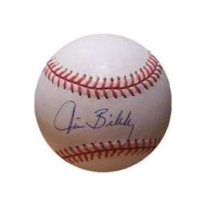 Jim Bibby autographed Baseball 