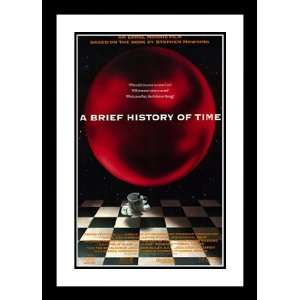  A Brief History of Time 20x26 Framed and Double Matted 