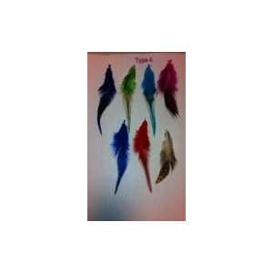    Feather Hair Extensions Type 4 , bundle of 3 feathers Beauty