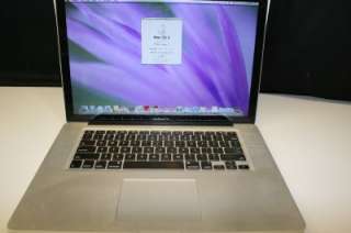 Apple MacBook Pro LapTop 15.4 Model A1286 Core i5 MC118LL/A 