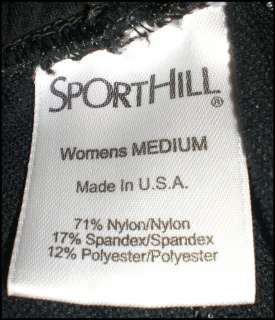 Black Pants Women’s M Medium Weight Brand Sporthill Streetch Fabric 