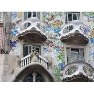  Casa Batllo By Gaudi, Barcelona, Catalonia, Spain, Europe 