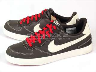 Nike Sweet Ace 83 Brown/Brown Sport Red Classic 2011 Leather Low 