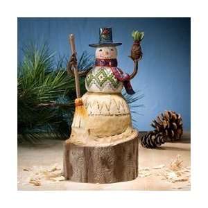  Jim Shore Woodsy Welcome Christmas Lodge Snowman 