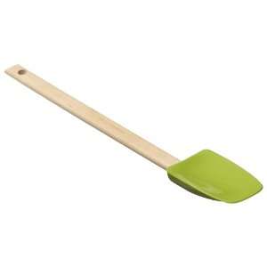  SiliconeZone Small Wood Spoon, Green