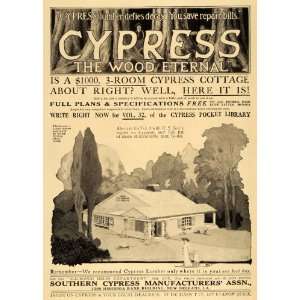   Ad Southern Cypress Manufacturers Wood Eternal Log   Original Print Ad
