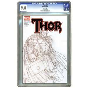   Thor #1 (3rd Print) Michael Turner Sketch Cover CGC 9.8 Toys & Games