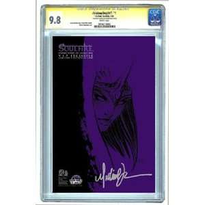   Sketch Cover Signed by Michael Turner CGC Signature 9.8 Toys & Games