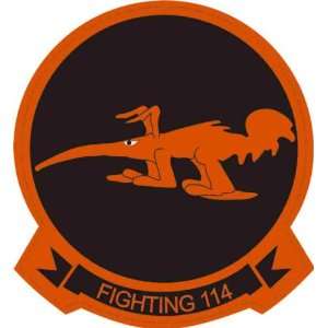  US Navy Fighting 114 Aardvarks Squadron Decal Sticker 3.8 