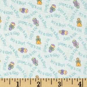   Its a Boy/Girl Blue Fabric By The Yard Arts, Crafts & Sewing
