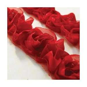  Websters Pages Bloomers Fabric Flower Trim 1.5 Wide 1 