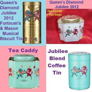 Queens Diamond Jubilee Tea Caddy 2012 50 Bags Official Royal Souvenir 