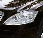   Class W221 Chrome Headlight Trim Bezels by Luxury Trims 2007 2012