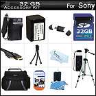 32GB Accessory Kit For Sony HDR CX200, HDR CX260V HD Ha