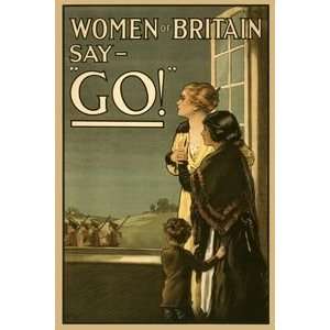 Women of Britain say GO   Paper Poster (18.75 x 28.5)  