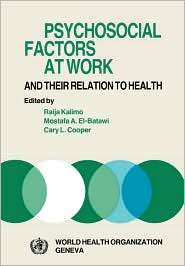   to Health, (9241561025), Cary L. Cooper, Textbooks   