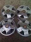 POLISHED SET (4) 88 90 WHEELS AND MATCHING POLISHED HUBCAPS BUICK 