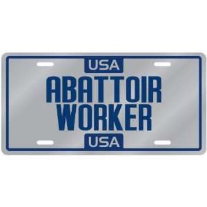  New  Usa Abattoir Worker  License Plate Occupations 