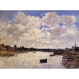   name The Banks of the Touques 2, By Boudin Eugène 