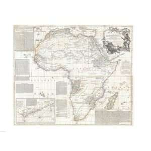  1794 Boulton and Anville Wall Map of Africa Poster (24.00 