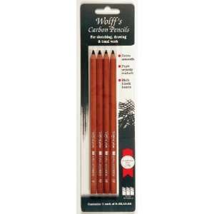  Wolffs Wolffs Carbon Pencils, Set of 4