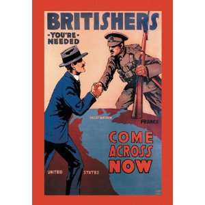  Britishers Youre Needed Come Across Now 44X66 Canvas 