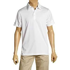   ClimaCool Pinstripe Polo   White/Boulder Large