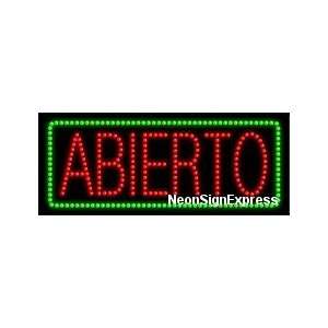  Abierto LED Sign 
