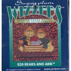  BEARS AND ARK (Wizzers Counted Cross Stitch Kit , Sugarplum Wizzers 