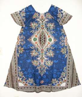 RETRO Hippie Boho Gypsy Xanadu Dashiki Dress All Colors  