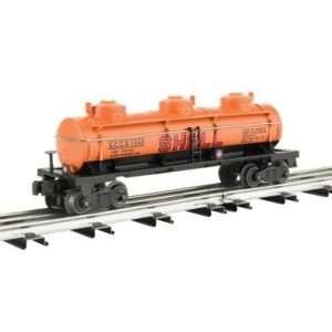  Williams 47108 Shell 3 Dome Tank Car Toys & Games