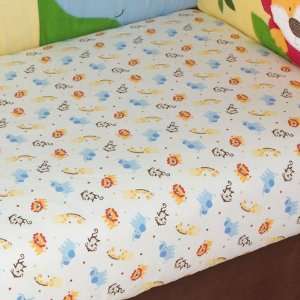  Jungle Jubilee Fitted Sheet by Too Good by Jenny Baby