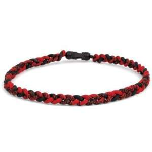 Brett Brothers Ionic Scarlet/Black Braided Necklace   Equipment 