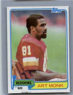 1981 Topps FB #194 Art Monk RC Redskins Starsfb 2507  