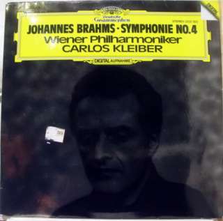 KLEIBER brahms symphonie no. 4 LP mint  German 2532 003  