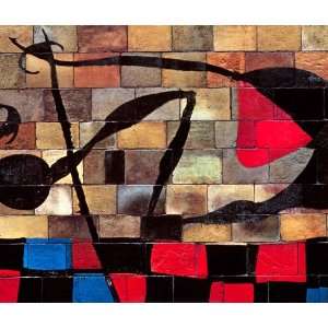  1967 Print Joan Miro Mural Art Abstract Expressionism 
