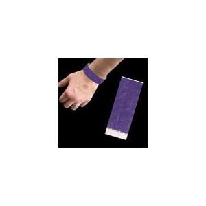  Neon Purple Numbered Wrist Bands, Sold in Packs of 250 