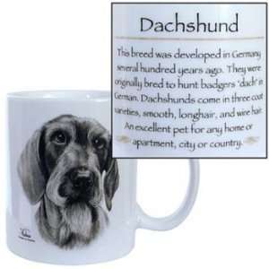 Wirehaired Dachshund Mug With Text