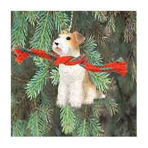 Wirehaired Fox Terrier Christmas Ornament