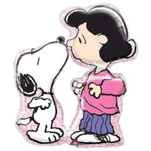    Peanuts Snoopy Kissing Lucy Super Shape Balloon Toys & Games