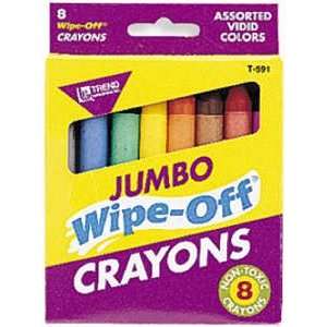  Wipe Off® Jumbo Crayons   8 Pack Toys & Games