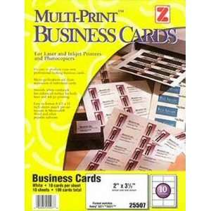  Avery Business Card For Inkjet OR Laser Printers 2 x 3 1 